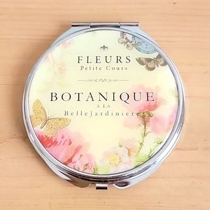 Fleurs Compact Pocket Double Sided Mirror